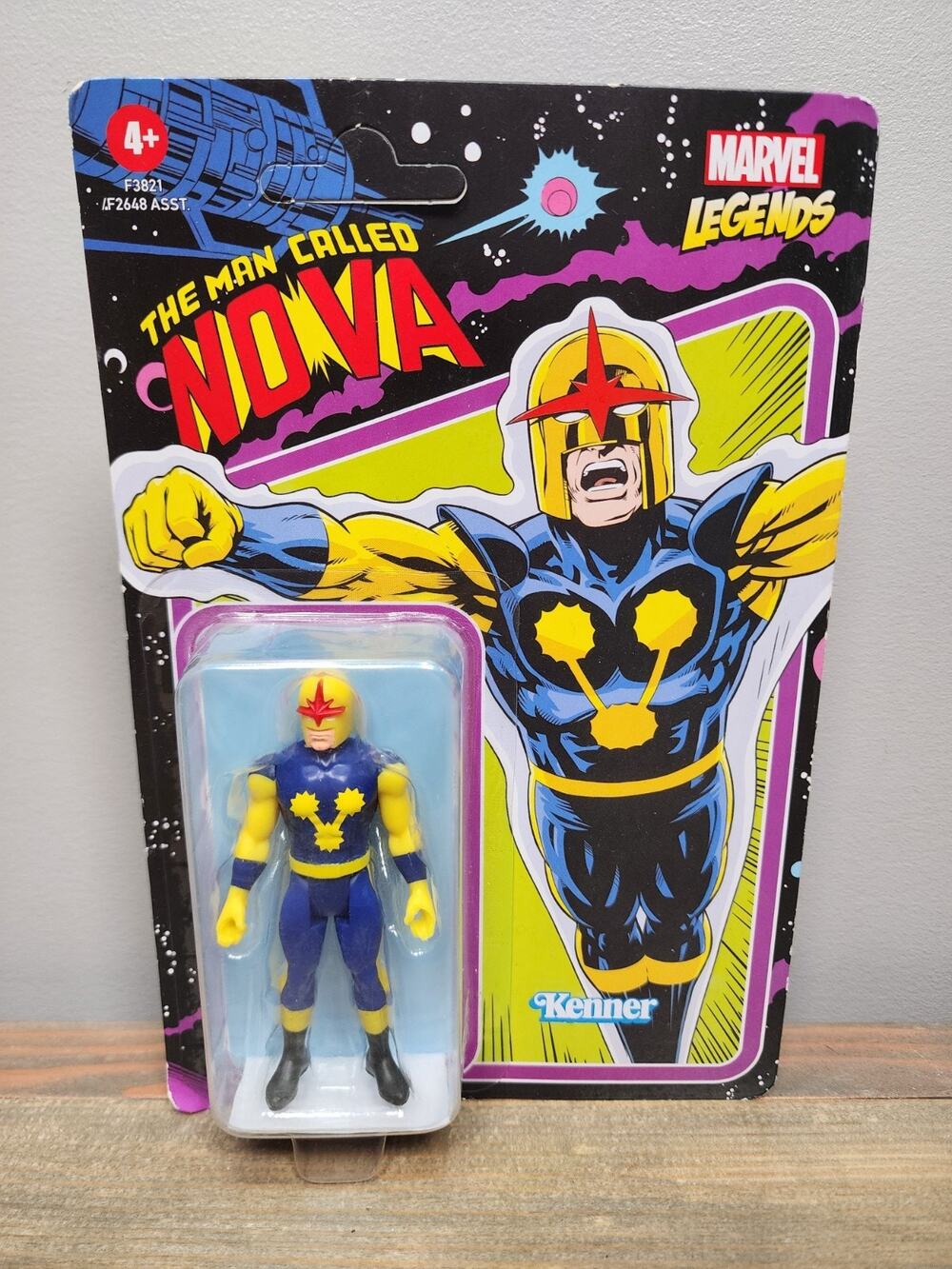Hasbro Kenner Marvel Legends Nova Retro 3.75" Figure New Sealed